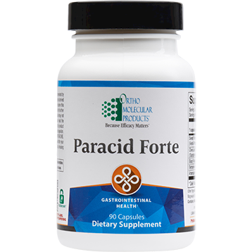 Paracid Forte 90 caps Ortho Molecular Products Supports Healthy Microbial Balance in the GI Tract