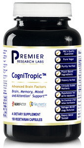 CogniTropic 150 vcaps, PRLabs Brain, Memory, Mood, & Attention Support