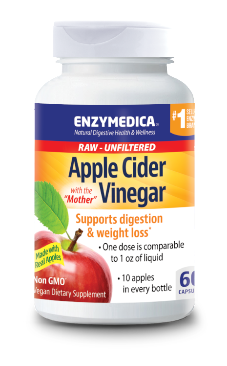Apple Cider Vinegar 60, Enzymedica
