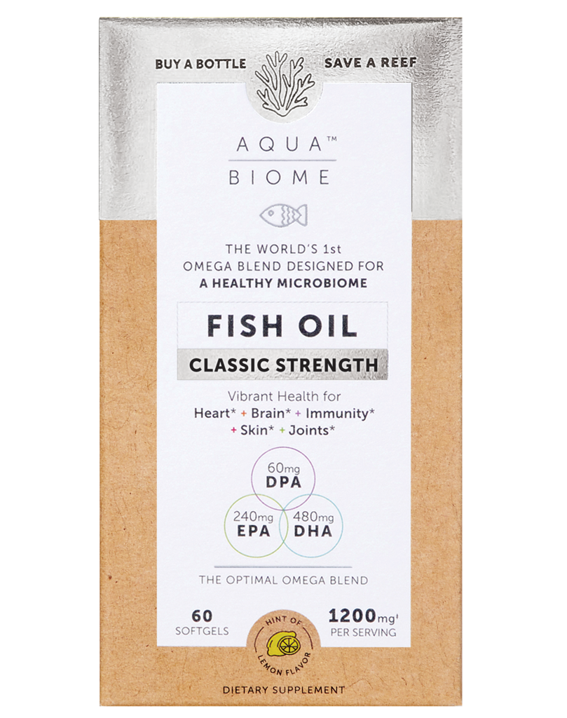 Aqua Biome™ Fish Oil Classic Strength 60