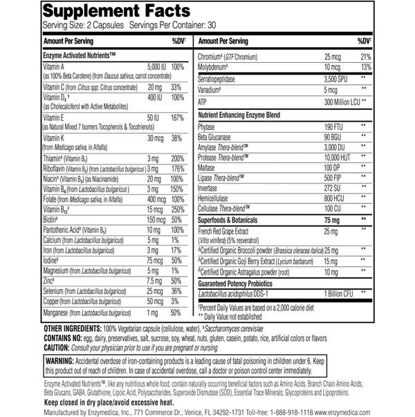 Enzyme Nutrition Two Daily