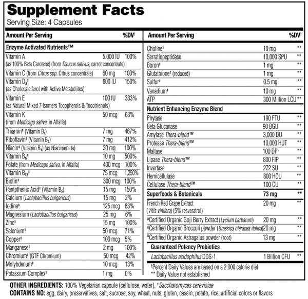 Enzyme Nutrition For Men 120