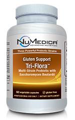 Gluten Support Tri-Flora - 60c NuMedica, Multi-Strain Probiotic with Saccharomyces boulardii