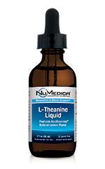 L-Theanine Liquid Natural Lemon 2 floz, NuMedica  Relaxation and Stress Relief* - Fast Acting Liquid