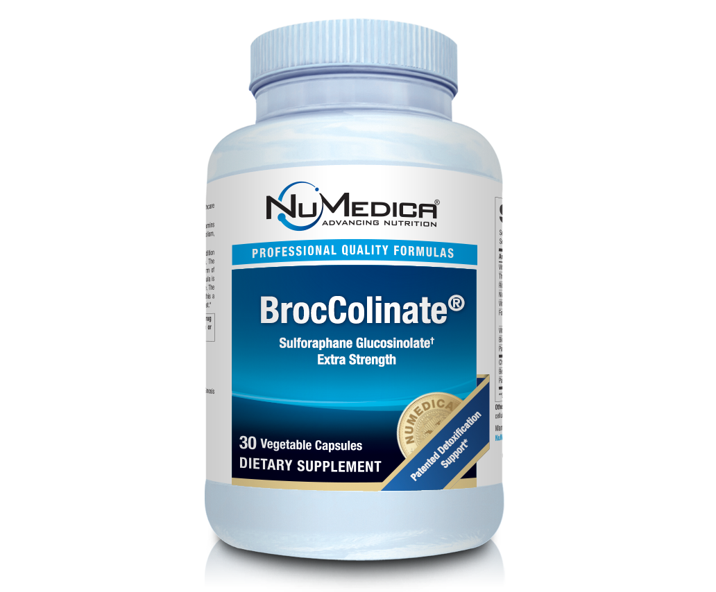 BrocColinate 60 mg Extra Strength - 30c Patented Sulforaphane Glucosinolate - Powerful Detoxifier*