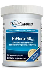HI-FLORA 50 NuMedica Hi Potency Probiotic 60ct