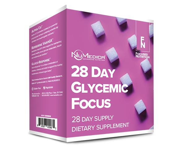28 Day Glycemic Focus, Targeted Glycemic Support* Numedica