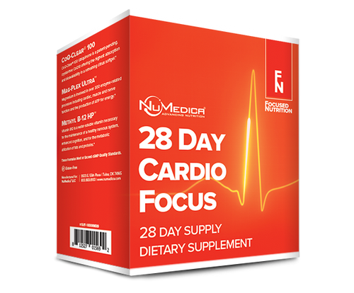 28 Day Cardio Focus, Targeted  Cardiovascular Nutritional Kit- NuMedica