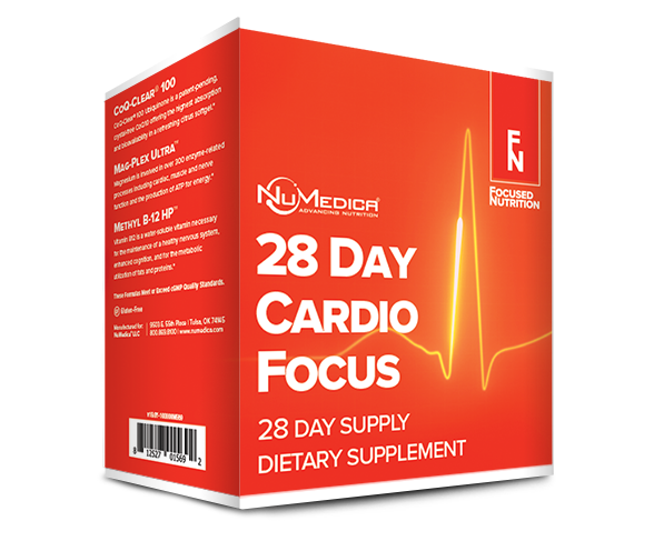 28 Day Cardio Focus, Targeted  Cardiovascular Nutritional Kit- NuMedica