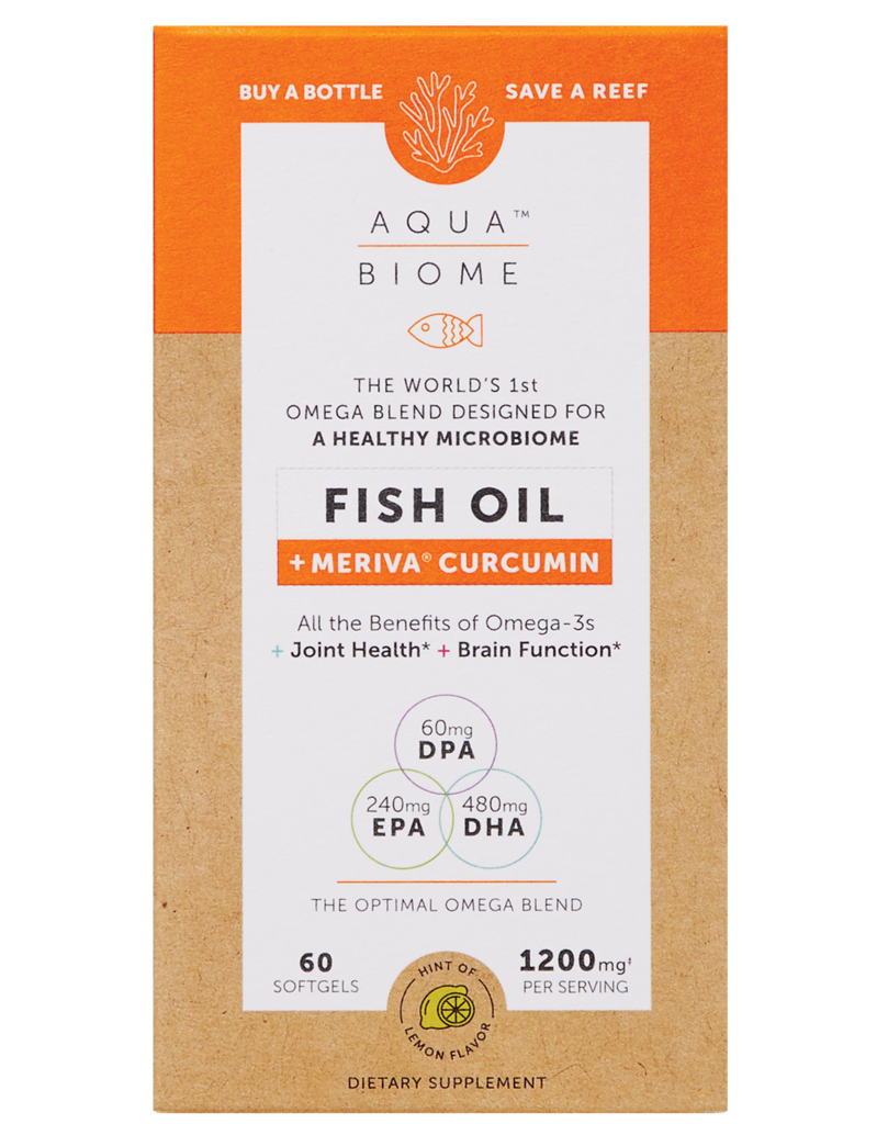 Aqua Biome™ Fish Oil Meriva Curcumin 60