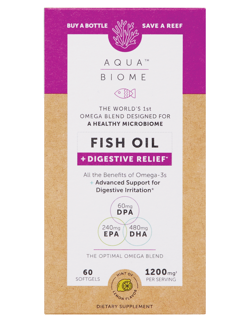 Aqua Biome™ Fish Oil Digestive Relief 60, Enzymedica