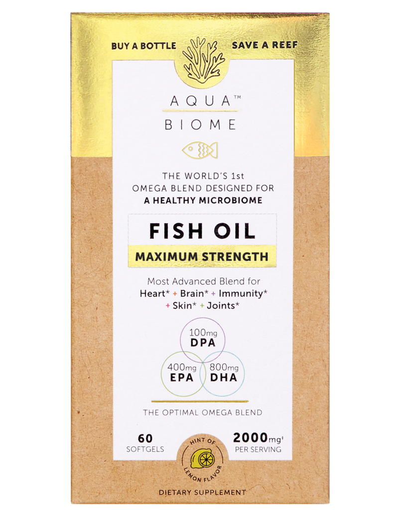 Aqua Biome™ Fish Oil Maximum Strength 60