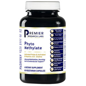 Phyto-Methylate 60 PRLabs Activated Folate & Activated B Vitamins with Choline Advanced Methylation, Neurological & Cardiovascular Support